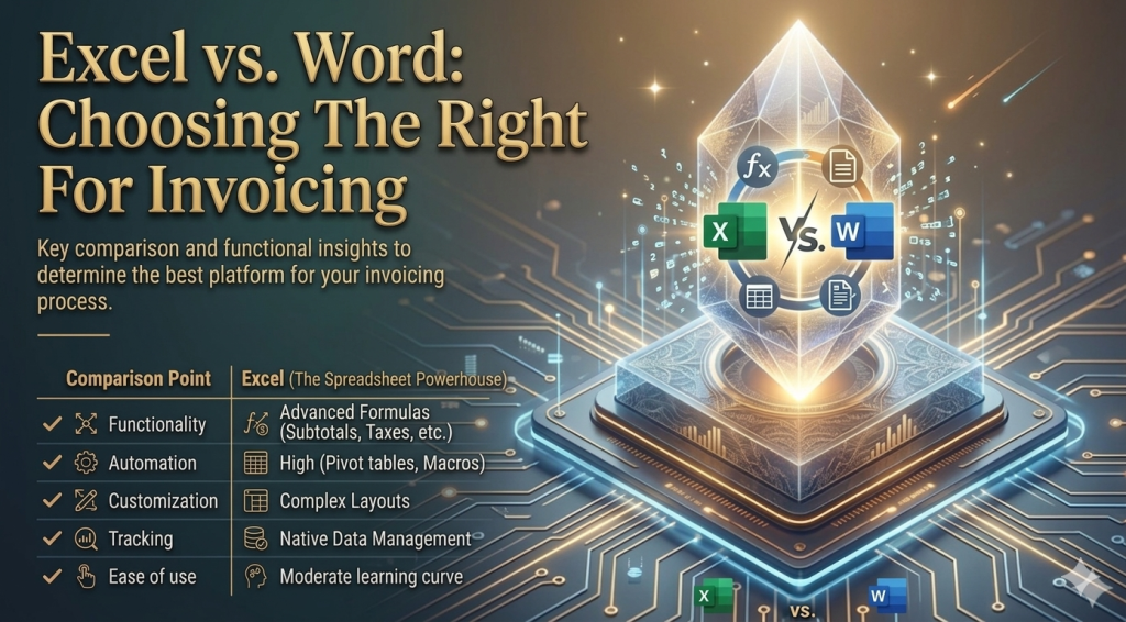 Excel vs. Word: Choosing The Right Tool For Invoicing