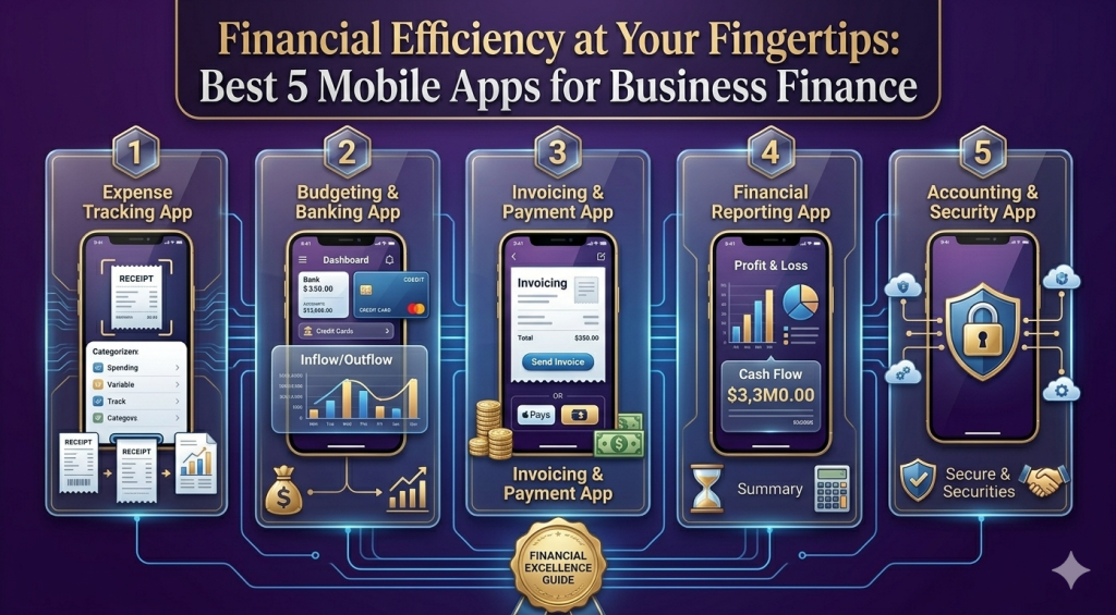Financial Efficiency at Your Fingertips: Best 5 Mobile Apps for Business Finance